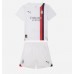 Camisa de Futebol AC Milan Fikayo Tomori #23 Equipamento Secundário Infantil 2023-24 Manga Curta (+ Calças curtas)